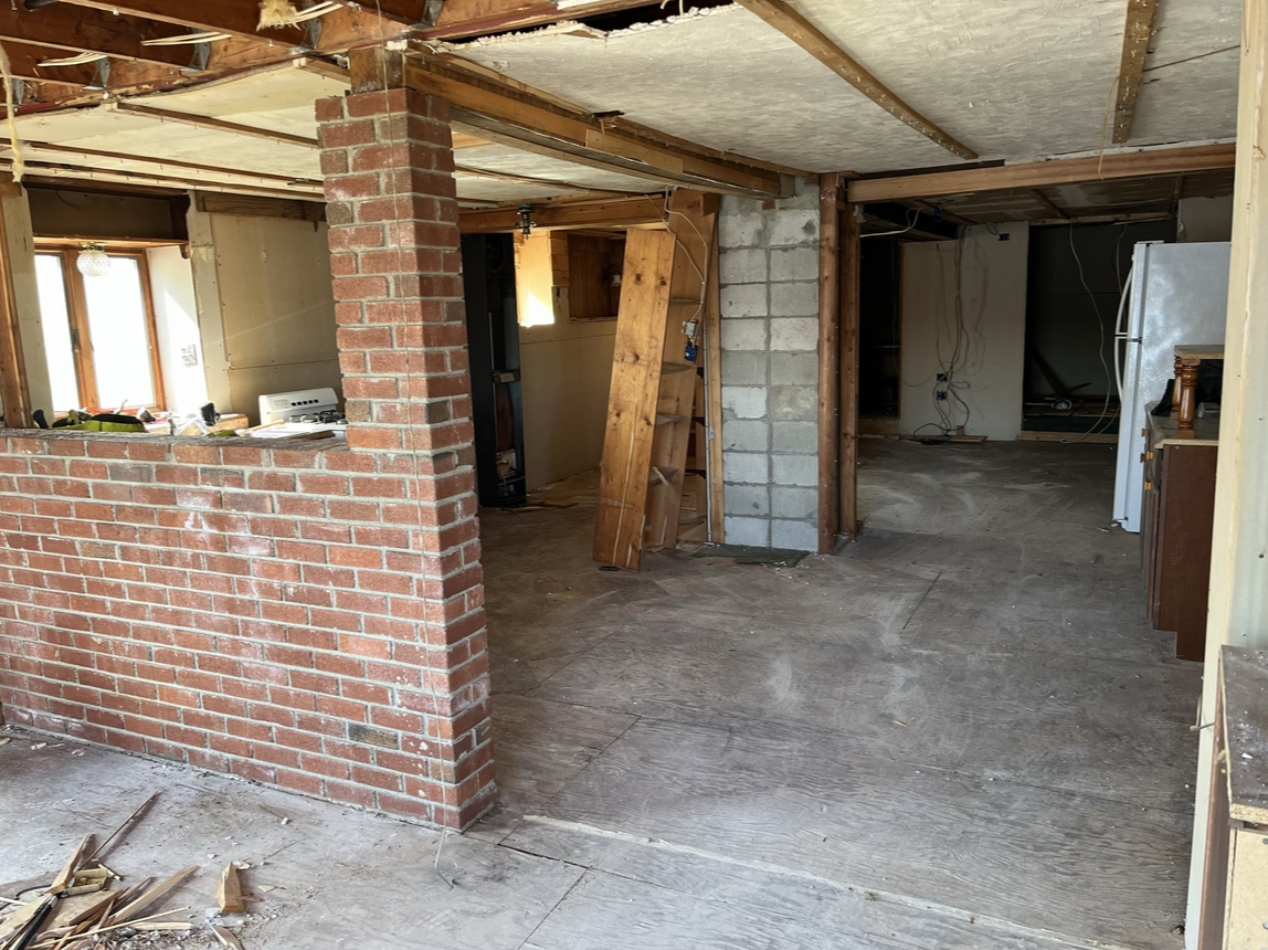 Unfinished basement before renovation Connecticut